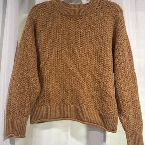 Universal Thread Womens Brown Marl Shaker Knit Crewneck‎ Sweater Small RN17730